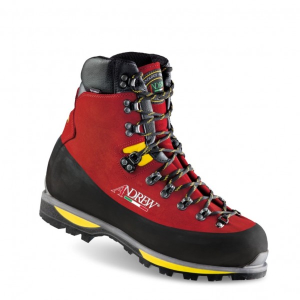 ANDREW ANTELAO CRAMP art. 1004 scarpone uomo con fodera SIMPATEX ROSSO