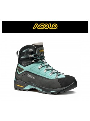 ASOLO FINDER PRO GV GTX scarpone donna trekking Gore-Tex art. B23105 A138 Graphite/Pool Side