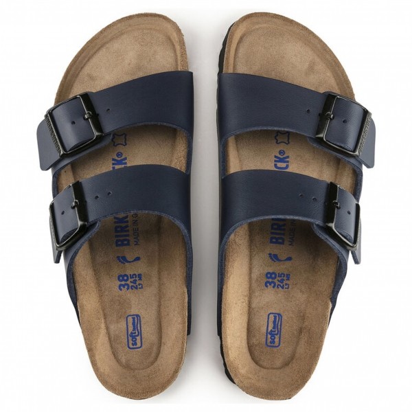 BIRKENSTOCK ARIZONA SOFT FootBed BLU 0051063 sandalo donna e uomo  