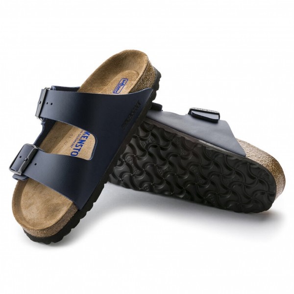 BIRKENSTOCK ARIZONA SOFT FootBed BLU 0051063 sandalo donna e uomo  