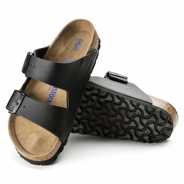 BIRKENSTOCK ARIZONA SOFT FootBed NERO 0551253 sandalo donna e uomo  