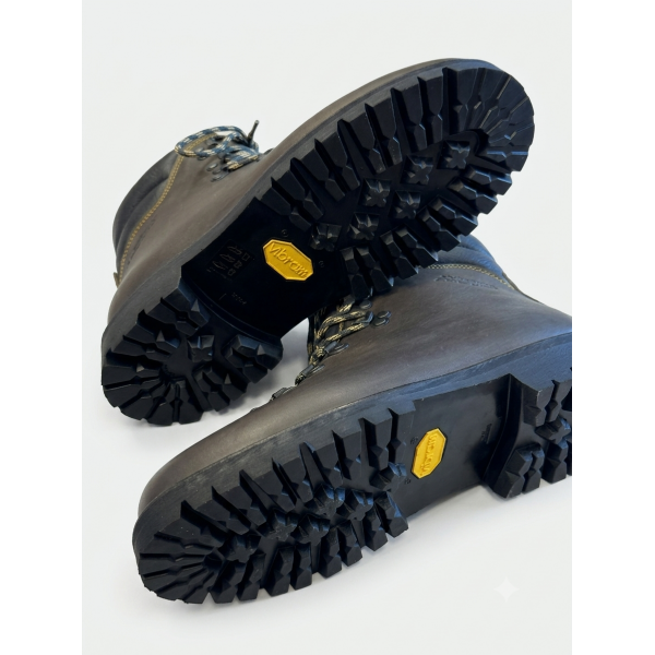 DOLOSPORT 96 ANF scarpone uomo cucito in pelle ANFIBIO Made Italy suola VIBRAM 