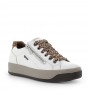 IGI&CO 6162611 scarpa donna Sneaker in pelle BIANCO con riporti leopardati 