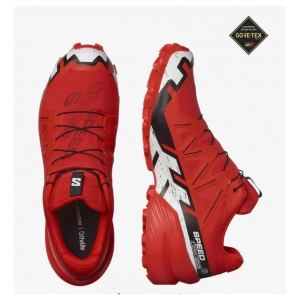 SALOMON SPEEDCROSS 6 GTX scarpa uomo Trail Running art. 417390 Red