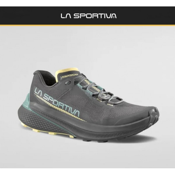 La Sportiva PRODIGIO W's scarpa donna trail runnig art. 56R 900734 Carbon/Juniper