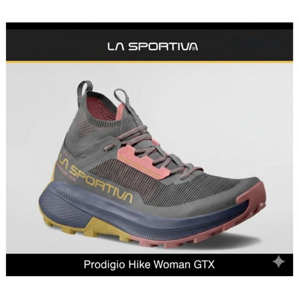 La Sportiva PRODIGIO HIKE  W's GTX scarpa donna Trekking art. ZFHS103G19P13 Onyx/Rosebay