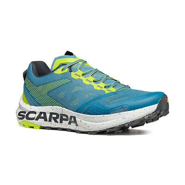 SCARPA SPIN PLANET scarpa uomo Trail Running art. 33063-350 Ocean Blue Lime