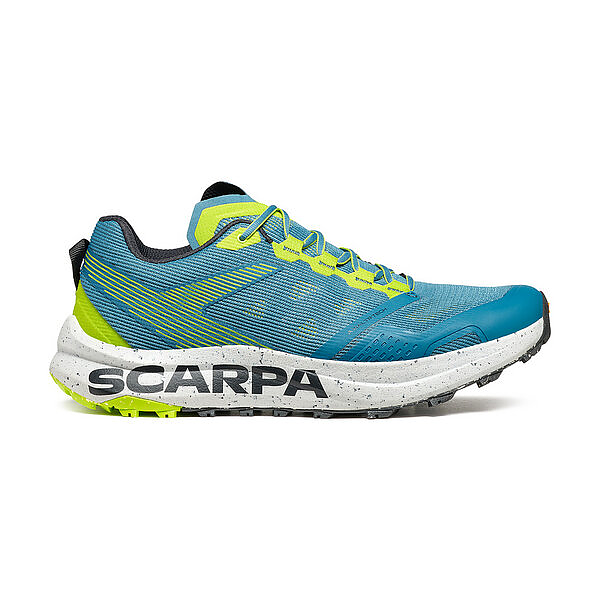 SCARPA SPIN PLANET scarpa uomo Trail Running art. 33063-350 Ocean Blue Lime
