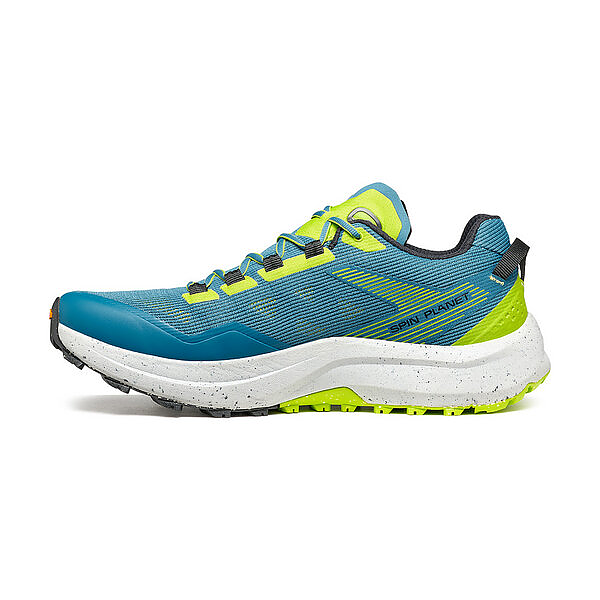 SCARPA SPIN PLANET scarpa uomo Trail Running art. 33063-350 Ocean Blue Lime