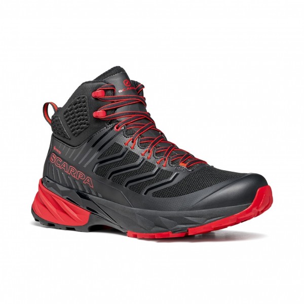 SCARPA RUSH MID GTX scarpa uomo trekking art. 63130-200 Black-Red 