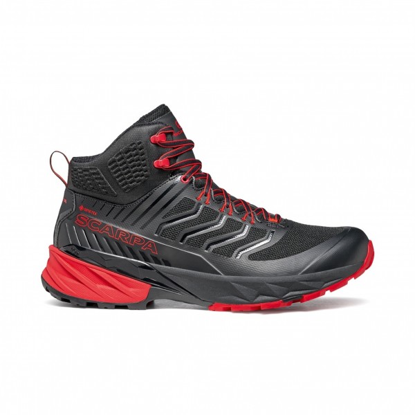 SCARPA RUSH MID GTX scarpa uomo trekking art. 63130-200 Black-Red 