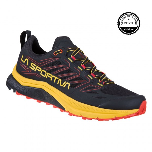 La Sportiva JACKAL scarpa uomo Trail Running 46B 999100 Black/Yellow 