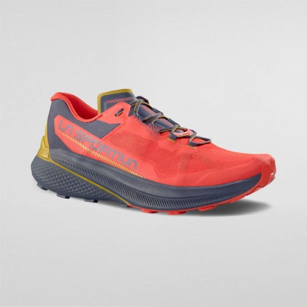 La Sportiva PRODIGIO scarpa uomo Trail Running art. 56Q 324646 Mountain Red/Night Sky