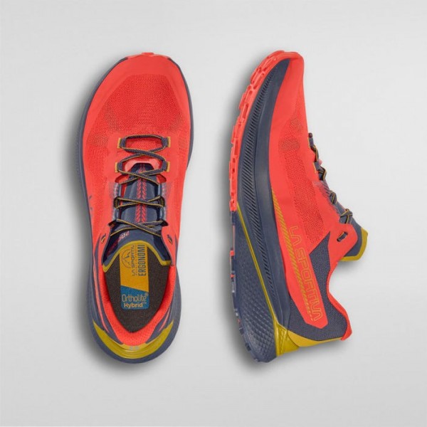 La Sportiva PRODIGIO scarpa uomo Trail Running art. 56Q 324646 Mountain Red/Night Sky