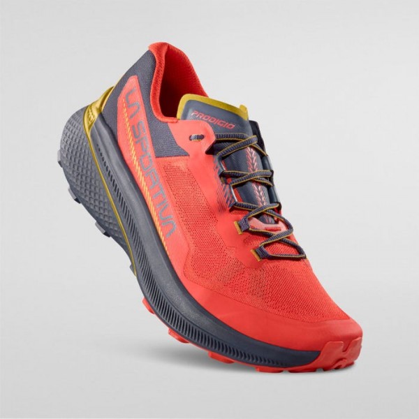 La Sportiva PRODIGIO scarpa uomo Trail Running art. 56Q 324646 Mountain Red/Night Sky