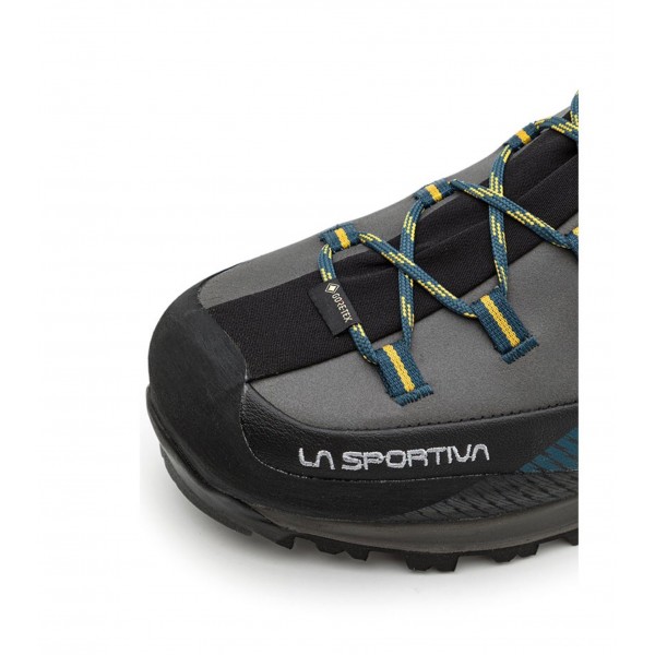 La Sportiva TRANGO TRK LEATHER GTX scarpone uomo 11Y 900826 Carbon/Alpine