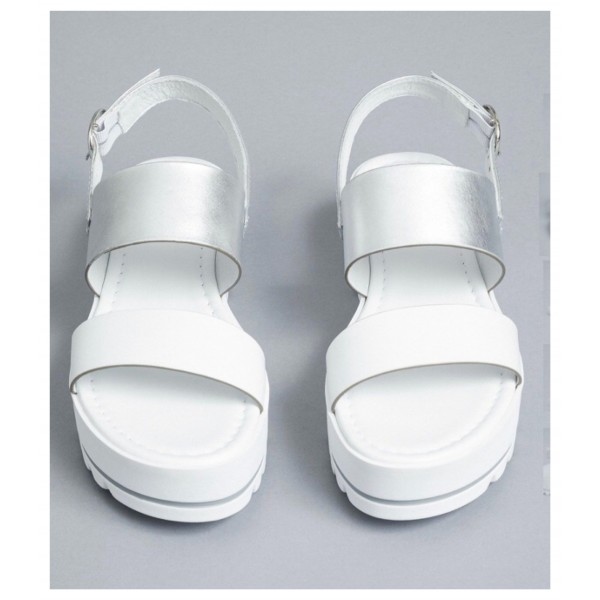 Nero Giardini sandalo donna E012581D/707 bianco