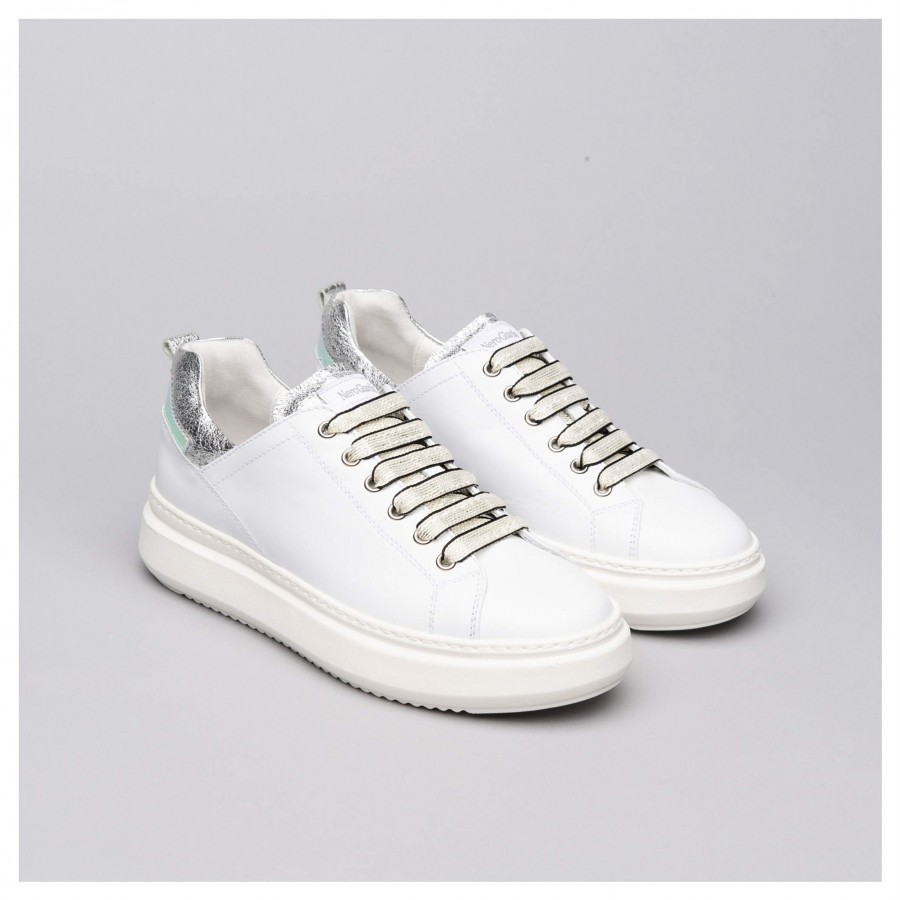 Nero Giardini E115261D/707 scarpa donna sneakers in pelle Bianco PE2021