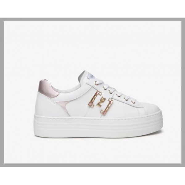 Nero Giardini E409967D/707 scarpa donna sneakers in pelle PE2024 SALDO