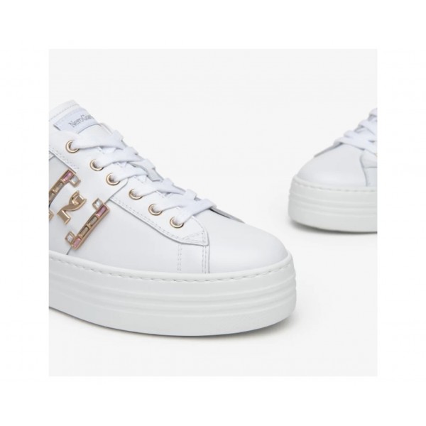 Nero Giardini E409967D/707 scarpa donna sneakers in pelle PE2024 SALDO