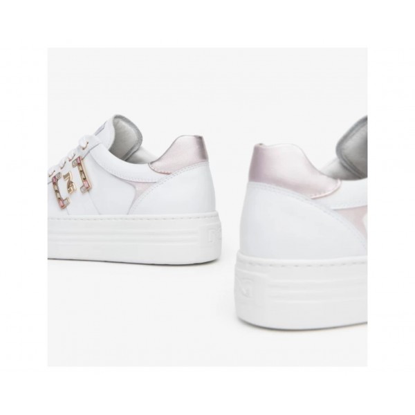 Nero Giardini E409967D/707 scarpa donna sneakers in pelle PE2024 SALDO