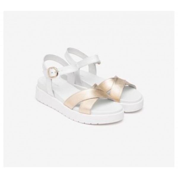 Nero Giardini E513703D/418 sandalo donna Bianco